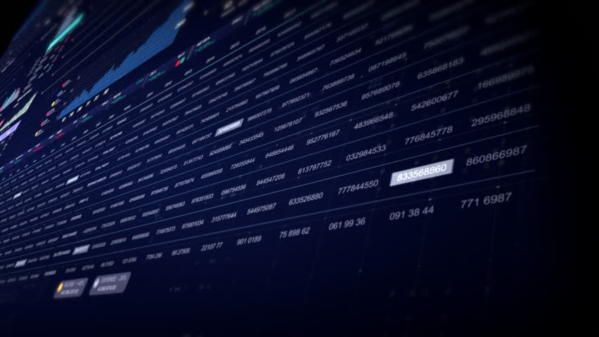 Dynamic data visuals for business info graphics, animated charts, and data-driven insights for a business meeting mock-up. Explore the world of trading, stock exchanges, and crypto