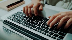 Detailed Close-Up of Hands Typing on Laptop with Graphs and Digital Assets Concept Overlay. Asymptotic smart data analytic. - Powered by Shutterstock - Get 15% off with code: PIKWIZARD15