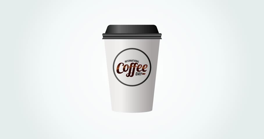 international coffee day motion video, ideal for international coffee day celebration