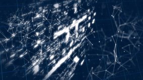 Bitcoin symbol glitching in 3D network space, overlaying downward trending line chart and nodes. Cryptocurrency, blockchain, digital finance, technology, network, futuristic, innovation - Powered by Shutterstock - Get 15% off with code: PIKWIZARD15