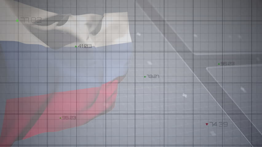 Transparent wave flag colors moving across dark grid with arrow labels and circular chart. Analytics, data visualization, dashboard, technological, futuristic, infographic, digital - Powered by Shutterstock - Get 15% off with code: PIKWIZARD15