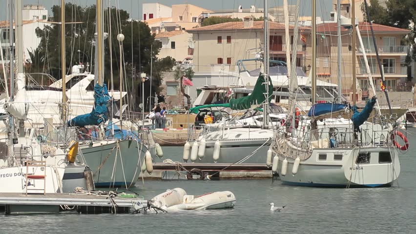 Harbor of Porto Colom, Majorca
