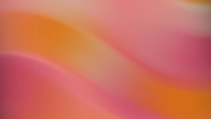 Orange and Pink Smooth Gradient Background. Flowing Motion. Suitable for cosmetic promos or lifestyle branding.