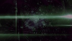 Data visualization being animated in digital scene, with floating numeric digits and neon shapes. Futuristic, abstract, technology, vibrant, motion, digital art, cyber - Powered by Shutterstock - Get 15% off with code: PIKWIZARD15