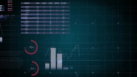 Dashboard showing two red pie charts in hexagon frames on grid, featuring padlock fingerprint icons. Technology, cybersecurity, analytics, data visualization, digital interfaces, innovation, modern - Powered by Shutterstock - Get 15% off with code: PIKWIZARD15
