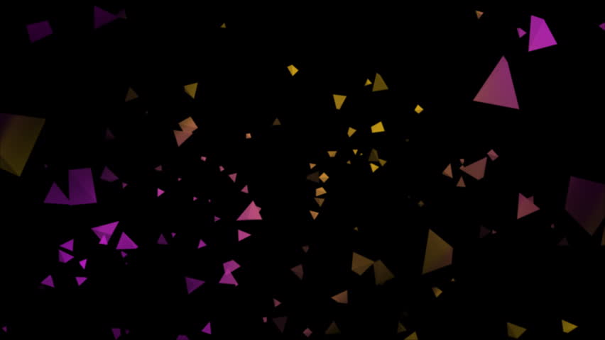 Particle-Filled Animation Scene Set Against a Black Solid Background, Great for VJ Loops, Digital Posters, Tech Slideshows, and Abstract Media Templates