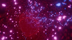 Crimson Spiral Lights, Red Particle Spiral Tunnel – Hypnotic Seamless Animation with Sparkling Lights - Powered by Shutterstock - Get 15% off with code: PIKWIZARD15