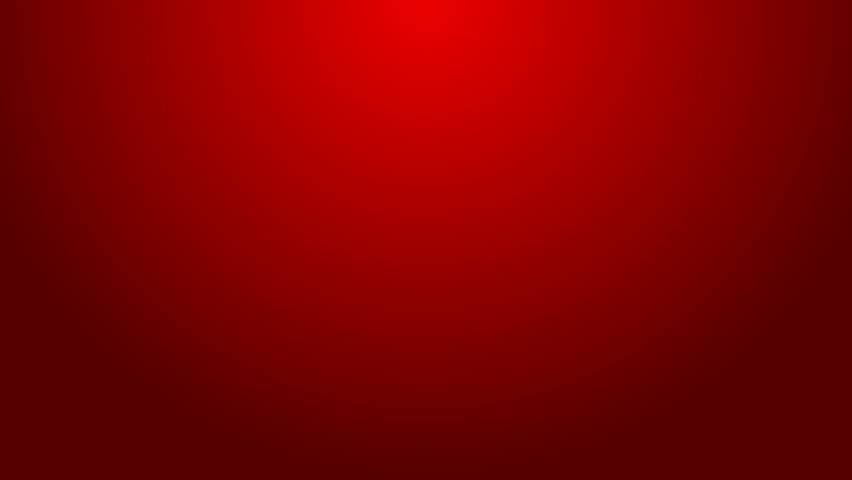 Green line Easter rabbit icon isolated on red background. Easter Bunny. 4K Video motion graphic animation.
