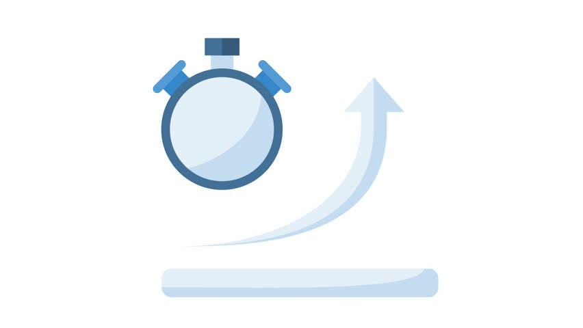 Animated progress icon. Perfect for employee, business, team, company, job, teamwork, career, professional, corporate, manager, staff, office, partnership, management, businessman and development