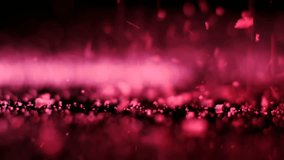 Glowing lattice ring floating above reflective surface, scattering pink light fragments, 3D render. Futuristic, digital art, abstract, high-tech, luminous, vibrant, conceptual - Powered by Shutterstock - Get 15% off with code: PIKWIZARD15