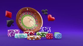 Online Casino Empty Text Space, Chips and Dices - Powered by Shutterstock - Get 15% off with code: PIKWIZARD15