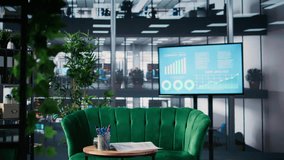 Professional office room showing calm atmosphere and minimalist design, including conference table, chairs and stationery for a clean corporate workspace before a formal meeting. Boardroom. - Powered by Shutterstock - Get 15% off with code: PIKWIZARD15