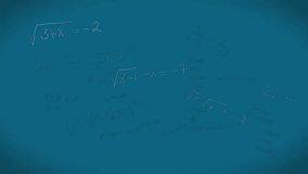 3D globe of Earth spinning on teal-blue backdrop, with floating digital math equations. Geography, science, education, technology, innovation, research, visualization - Powered by Shutterstock - Get 15% off with code: PIKWIZARD15