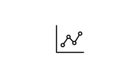 Graph and chart icon animation. Graph icon. - Powered by Shutterstock - Get 15% off with code: PIKWIZARD15