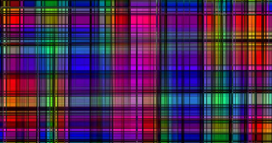 Glitch Lines Loop, Abstract 4K Motion Background, Light Plaid-Like Pattern, Seamless 20s Animation at 60fps. Perfect for VJ Loops, Events, and Digital Art Visuals
