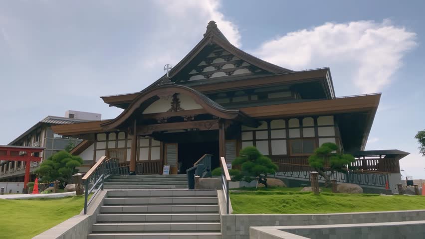 Our Lady of Akita Catholic Church with Japanese-inspired architecture at PIK 2 Jakarta Indonesia
