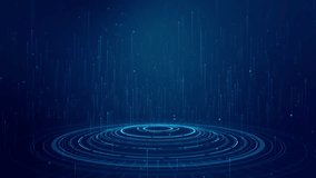 AI Sphere with Abstract Glow blue Pedestal. Futuristic High Tech Energy Product Stand. Magic Portal. Round Teleport Podium. Sci-fi Technology Theme futuristic technology, AI artificial intelligence. - Powered by Shutterstock - Get 15% off with code: PIKWIZARD15