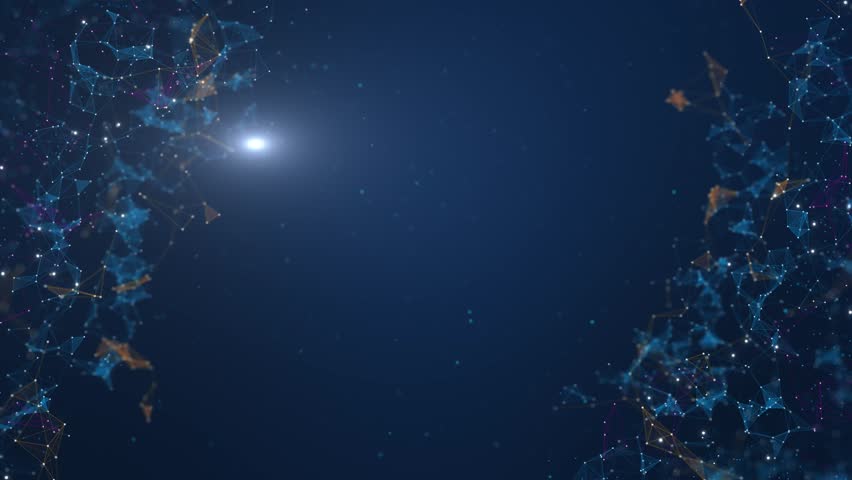 Connect link background. global network technology plexus. Digital technology futuristic internet network speed connection blue background. neural network artificial intelligence innovation. 3D 4K - Powered by Shutterstock - Get 15% off with code: PIKWIZARD15