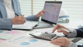 Expert woman asian female people review data number costing managerial account prepare monthly actual cost variance report income tax at audit office. ESG budget control ERP process service project. - Powered by Shutterstock - Get 15% off with code: PIKWIZARD15