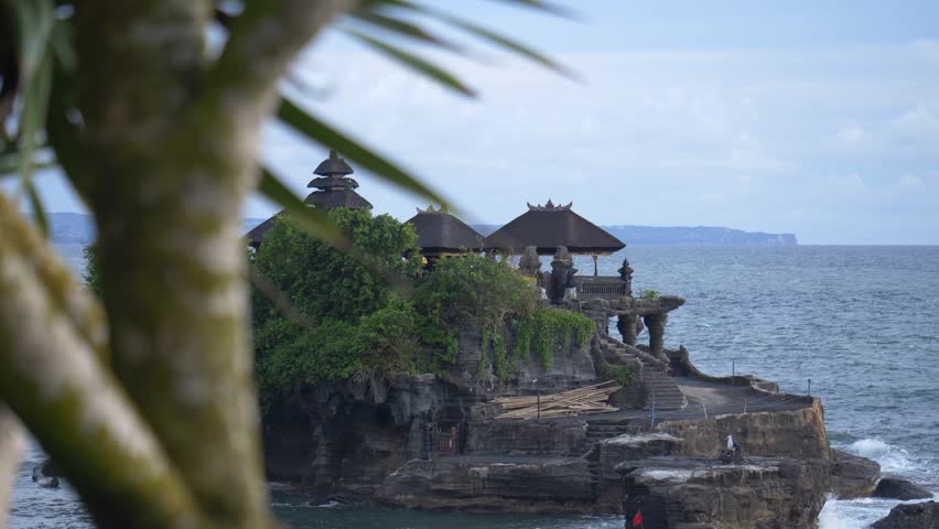 Tanah Lot, a Hindu temple in Bali, Indonesia, Southeast Asia.