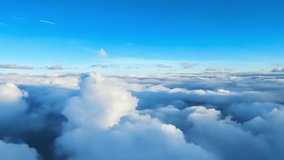 beautiful view of fluffy clouds from above - Powered by Shutterstock - Get 15% off with code: PIKWIZARD15