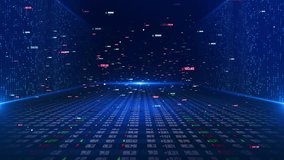 Stock market graph animation over grid background. Finance, investment, trading, business, data, analysis. 3D space with a world map and stock indexes. Digital animation of stock market price changes. - Powered by Shutterstock - Get 15% off with code: PIKWIZARD15