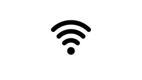 Wifi icon animation on a white background
 - Powered by Shutterstock - Get 15% off with code: PIKWIZARD15