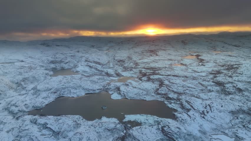 Breathtaking drone footage of the Arctic Circle