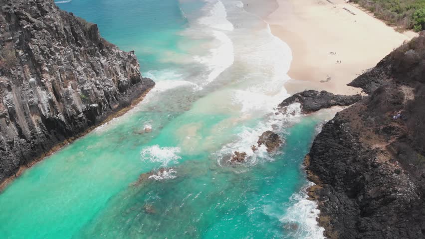 Fernando de Noronha in Brazil, aerial view.