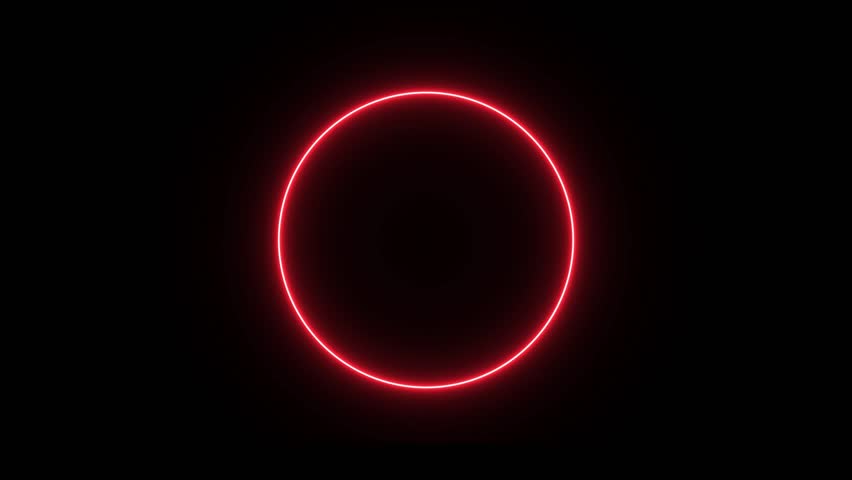 3d workout countdown timer animation from 10 to 1, featuring a glowing red circle and bold numbers on a Black background. perfect for fitness, exercise, and training.