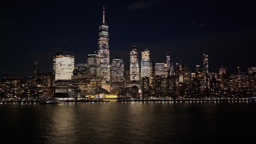 Downtown New York At Manhattan New York United States. Capturing The Hustle And Bustle Of A Vibrant City From Above. Building Metropole Skyline Commercial Building Stunning.