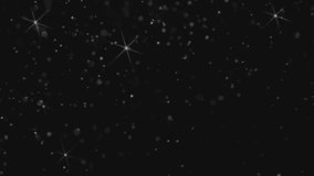 winter with star isolated in black background  - Powered by Shutterstock - Get 15% off with code: PIKWIZARD15
