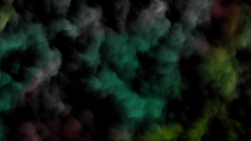 Drifting Above the Abyss: Cloud Overlay on Solid Black Color Background for Cinematic Scene Layers, Abstract Visual Design, Dreamlike Intro Sequences, Modern Branding Videos, and Atmospheric Presentat