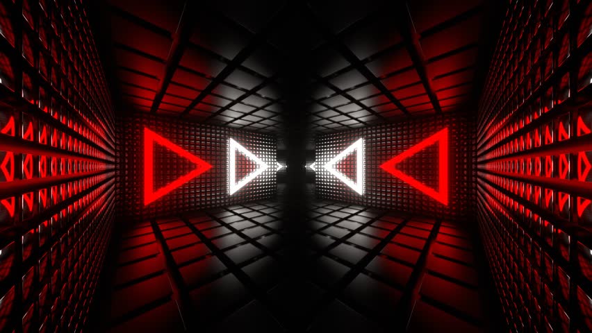 Red and White Neon Area Corridor with Rotation Background VJ Loop in 4K - Powered by Shutterstock - Get 15% off with code: PIKWIZARD15