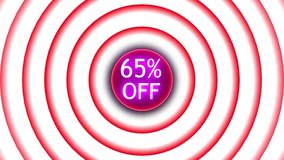 Neon letter 65% OFF, suitable for business promotion concept with radio wave background. animated 65% discount animation,Tap to Claim 65% Off	
 - Powered by Shutterstock - Get 15% off with code: PIKWIZARD15