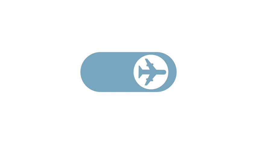 sliding touch button airplane mode button digital software