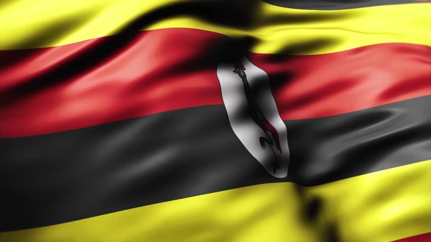 Uganda Custom Flag Texture Background