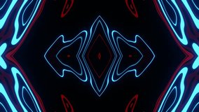 Neon colors flowing and creating psychedelic, hypnotic animation with dynamic visual patterns emerging through vibrant digital art design against dark backdrop - Powered by Shutterstock - Get 15% off with code: PIKWIZARD15
