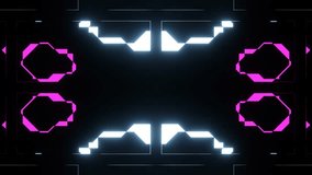 Turquoise and purple glowing shapes move and transform, creating a psychedelic and mesmerizing visual experience, ideal for vjing, stage backgrounds, or music videos - Powered by Shutterstock - Get 15% off with code: PIKWIZARD15