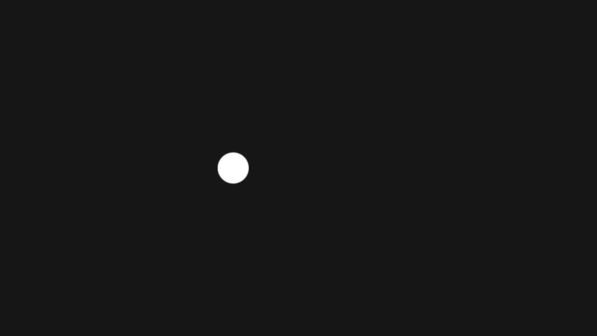 Loading animation of dots bouncing and moving from left to right - infinite loop support