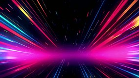 Comic-style animated VFX loop with neon glows and particle effects. Ideal for video game visuals and psychedelic motion graphics. - Powered by Shutterstock - Get 15% off with code: PIKWIZARD15
