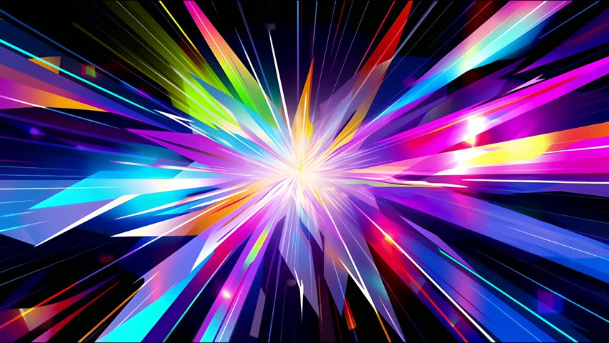 Anime-flavored cartoon VFX in a seamless loop. Featuring 2D animation, glowing particles, and vibrant graphic elements for motion design.