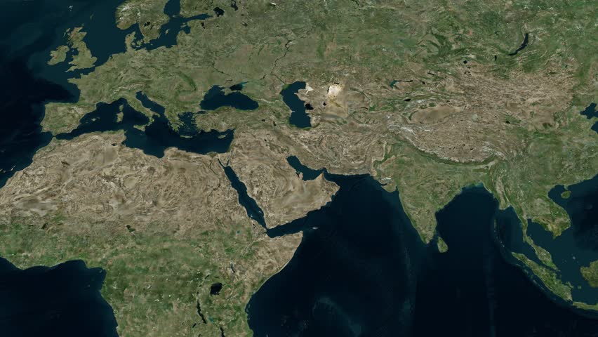 Doha Qatar City Map Animation, Capital City Overview