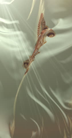 Manaus flag, Amazonas, Brazil. Loop. 4K Vertical