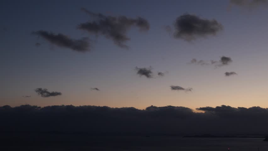 Dark sky and cloud in Ganghwa island, Incheon, South Korea