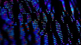 Looped animation with abstract data flow, glitch effects, 3D particles, tech grid, binary code, and sound waves. A futuristic digital background full of energy and depth. - Powered by Shutterstock - Get 15% off with code: PIKWIZARD15