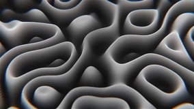 Glowing abstract animation with flowing white waves and digital particles. Seamless and futuristic, perfect for tech, AI, or space-themed visuals. - Powered by Shutterstock - Get 15% off with code: PIKWIZARD15