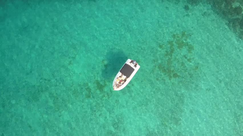 Brac Island in Croatia. Bol town in aerial view.