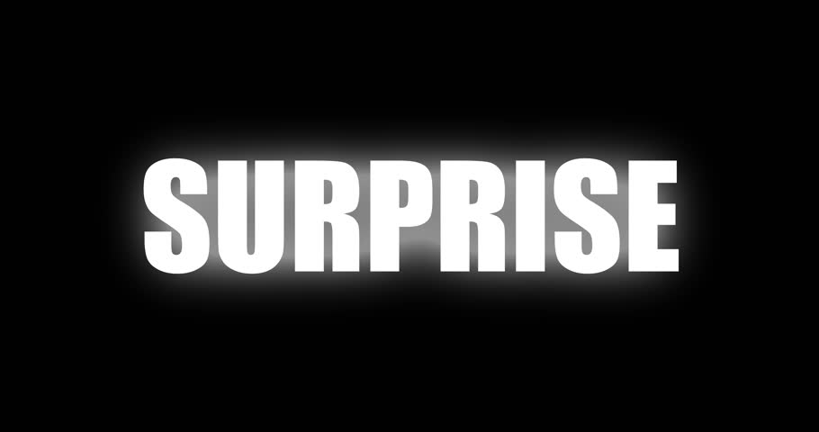 Stretch Text Animation with the Word "SURPRISE" for Promotional and Creative Use