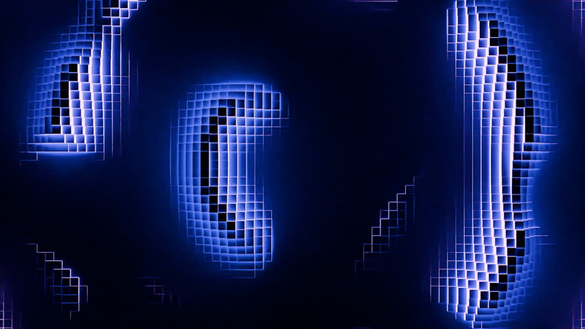 A dynamic blue abstract background animation captivates with vibrant colors and energy